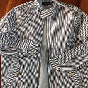 Polo Ralph Lauren Golf  Blue striped & chambray jacket men’s large